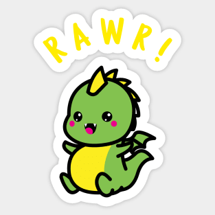 Rawr Baby Dino Sticker